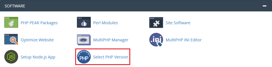 تغییر نسخه php در cPanel