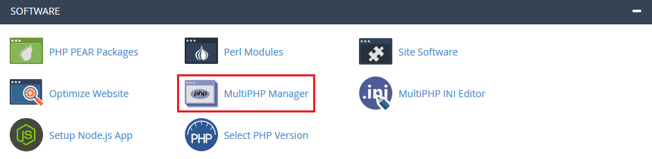 تغییر نسخه php در cPanel با MultiPHP